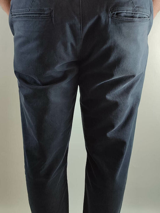 Jacob 221 Pantaloni Bărbați Chino Albastru Marin