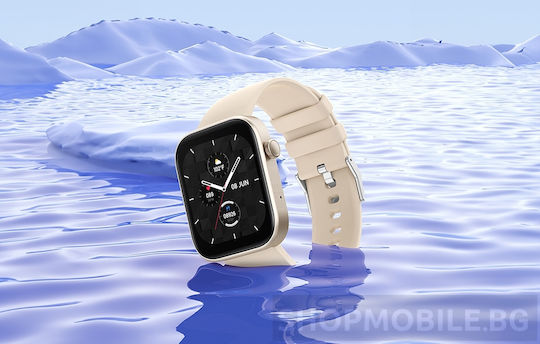 Colmi P71 45mm Smartwatch mit Pulsmesser (Gold)