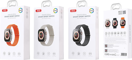 XO M9 Ultra Smartwatch με Παλμογράφο (Μαύρο)