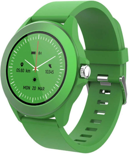 Forever Forever Colorum CW-300 43мм Смартчасовник с Пулсомер (Зелен)