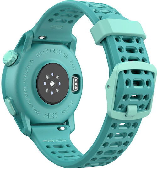 Coros Pace 3 Smartwatch με Παλμογράφο (Τιρκουάζ)