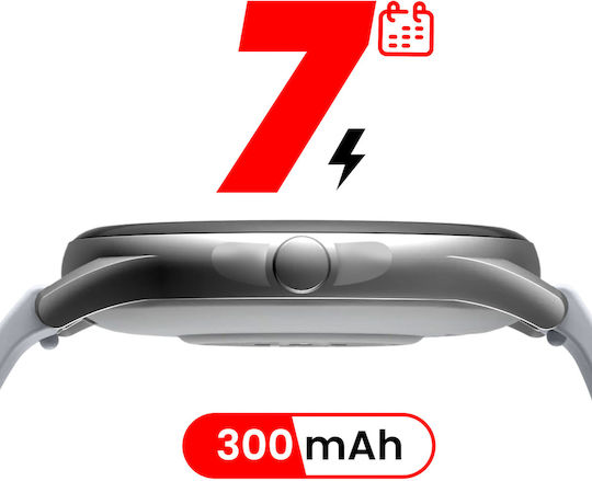 XO J11 Smartwatch Silver Large