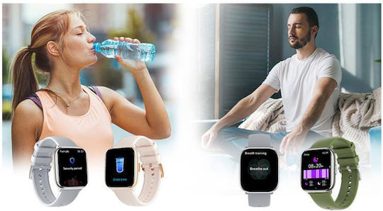 MyPhone Pastel 36mm Smartwatch (Ασημί)