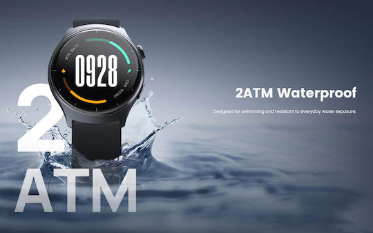 Mibro Lite 3 45mm Smartwatch with Heart Rate Monitor (Gray)