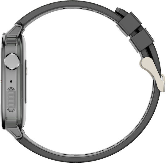 Smartwatch Qatar Idealstore 1.7 Inch Screen Size Ip67 Water Resistant Sleep Monitoring Heart Rate Fitness Bluetooth Call Answering Function Android Ios Connectivity Notifications Facebook Black