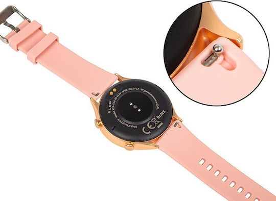 Blow X19 47mm Smartwatch with Heart Rate Monitor (Pink)