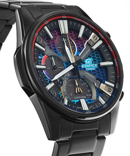 Casio EQB-1200HG-1AER Oțel inoxidabil 50mm Rezistent la apă Smartwatch (Negru)