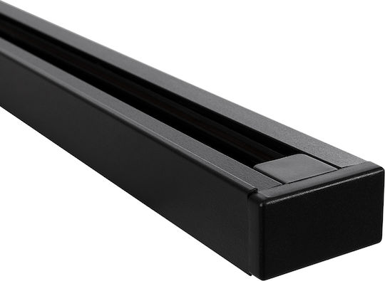 GloboStar Mounting Rail for Spotlights made of Aluminum Black 60984-3M