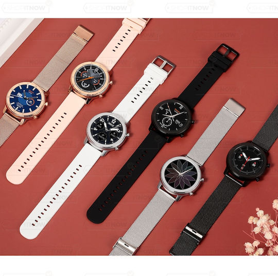 NO.1 DT89 Smartwatch mit Pulsmesser (Schwarz)