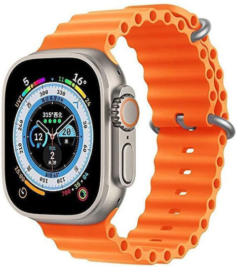 Borofone BD3 Ultra Smartwatch με Παλμογράφο (Χρυσό)