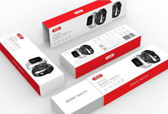 XO M18 Smartwatch with Heart Rate Monitor (Black)