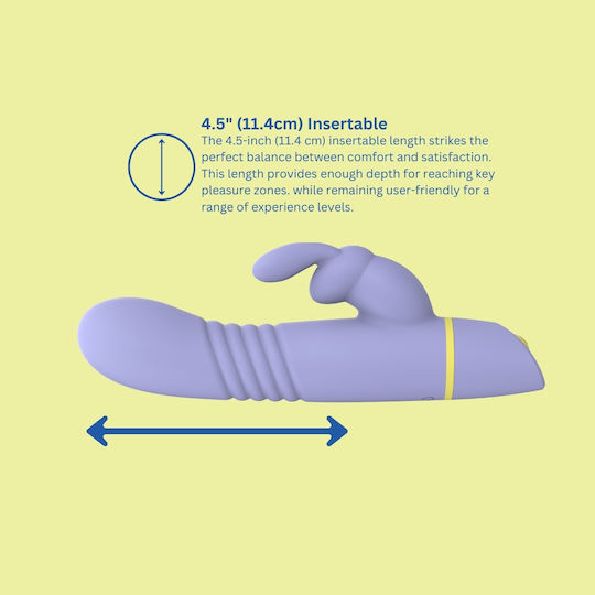 Loving Joy Mina Vibrator Kaninchen 23cm Lila