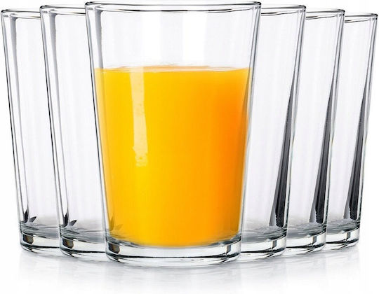 Vilde Set Gläser Wasser aus Glas 200ml 6Stück