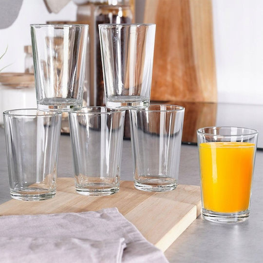 Vilde Set de pahare pentru apa din Sticlă 200ml 6buc