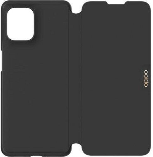 Oppo Folio Hülle Oppo Find X3 Pro Folio Flip Cover Kartenhalter Schwarz