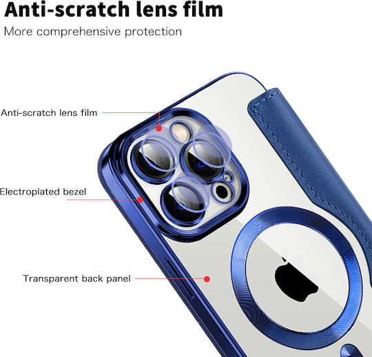 Techsuit Buchen Sie Silikon Blau (iPhone 14 Pro Max)