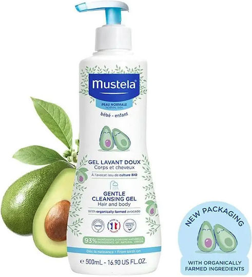 Mustela 2 in 1 Shampoo & Shower Gel 750ml with Pump