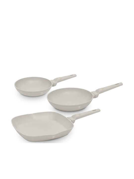 Berlinger Haus Berlinger Haus Aluminum Pots & Pans Sets Sahara Collection Non-stick Interior Coating 3 Pieces