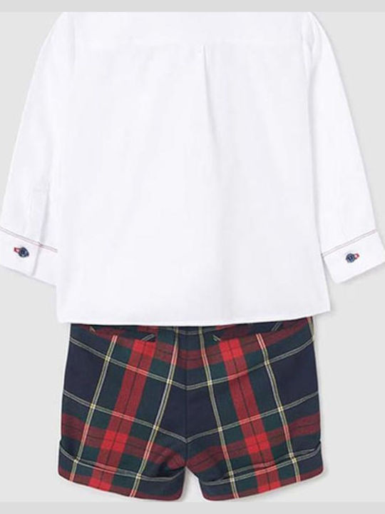 Kids' Set with Pants Winter 2pcs Plaid