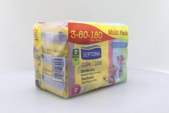 Septona Μωρομάντηλα χωρίς Οινόπνευμα & Parabens 3x60τμχ