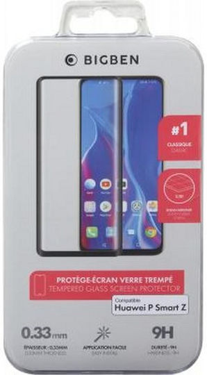 Bigben Verbunden Gehärtetes Glas Displayschutzfolie Huawei P Smart Z Fingerabdruckfrei Transparent Schwarz