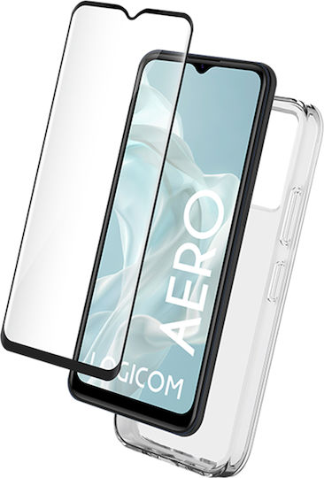 Bigben Connected 2-in-1 Schutzpaket Soft Shell Logicom Aero Displayschutzfolie 9h Transparent
