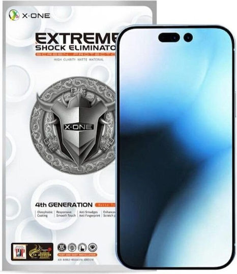X-One Extreme Shock Eliminator Закалено стъкло (iPhone 15 Pro Max)