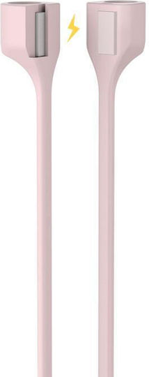 AHAstyle Magnetic PodStrap PT74 Anti-Lost Strap σε Ροζ χρώμα για Apple AirPods
