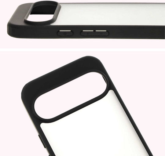 Bizon Angelo Back Cover Πλαστικό / Σιλικόνης / Tempered Glass Μαύρο (Google Pixel 9, Google Pixel 9 Pro)