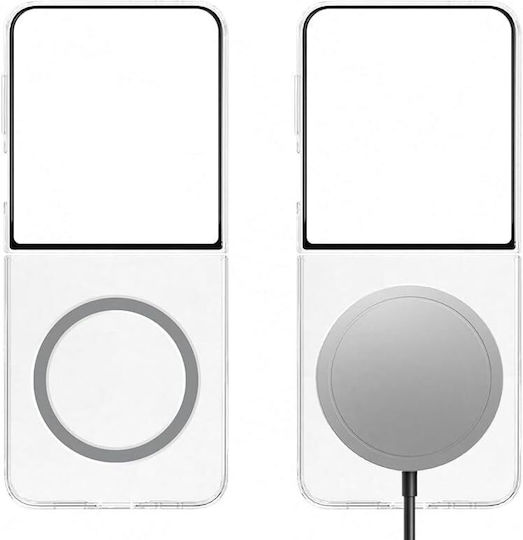 Samsung Задна корица Пластмаса Прозрачен (Galaxy Z Flip7)