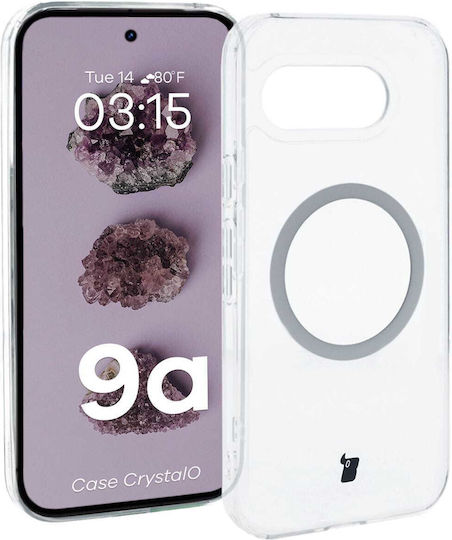 Bizon Crystalo Back Cover Silicone / Plastic / Tempered Glass Transparent (Google Pixel 9a)