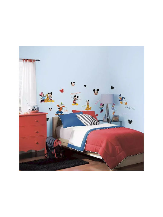 RoomMates Decor Детска стикерна за стена Стена Mickey & Friends 30бр