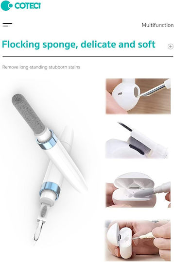 Coteci Cleaning Set in White color for Apple AirPods 1 / AirPods 2