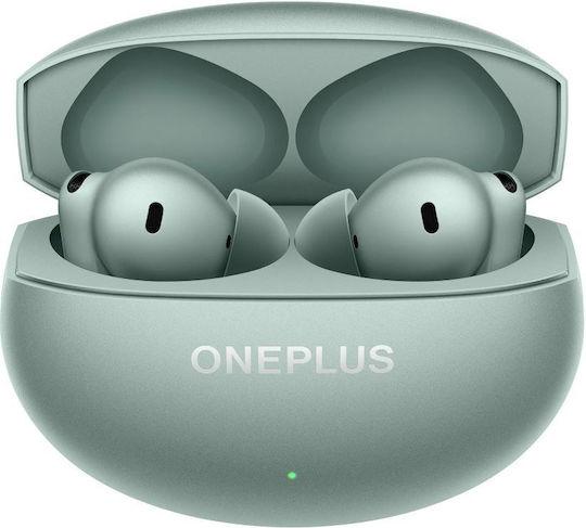 OnePlus Buds 4 Bluetooth Handsfree Earphones with Sweat Resistance and Charging Case Green