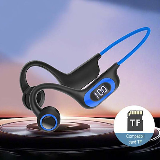 Conductie Osoasa Bluetooth Handsfree Căști cu Rezistență la Transpirație Supports MicroUSB Card 6D Surround