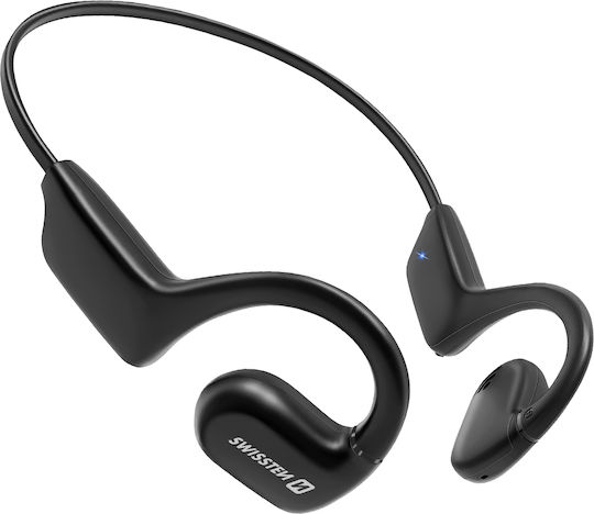 Swissten Gym Open Ear Bluetooth Handsfree Earphones with Sweat Resistance Black