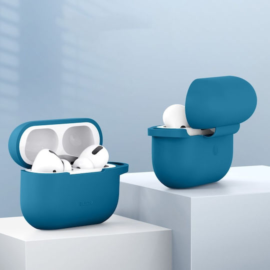 ESR AirPods Pro Bounce Hülle Silikon mit Haken in Blau Farbe für Apple AirPods Pro