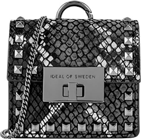 iDeal Of Sweden Statement Mini Bag Silvery Snake (Apple AirPods)