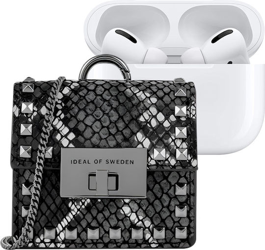 iDeal Of Sweden Statement Mini Bag Silvery Snake (Apple AirPods)