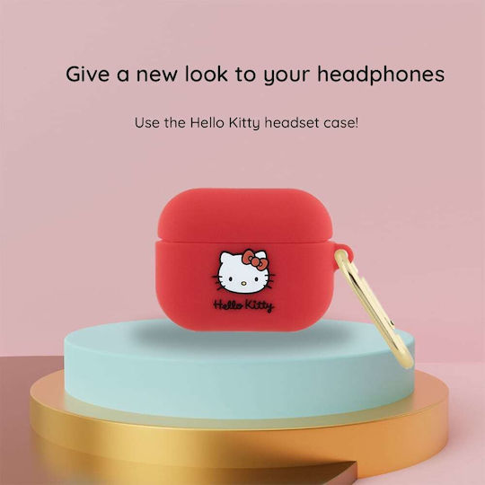 Hello Kitty Θήκη Σιλικόνης σε Λευκό χρώμα για Apple AirPods Pro