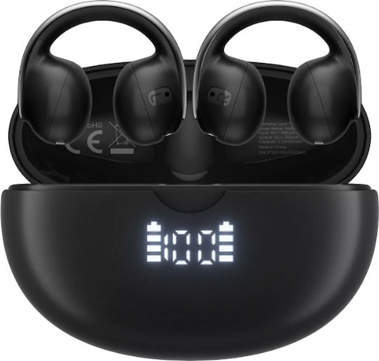 BlackView Airbuds 13 Bluetooth Handsfree Ακουστικά με Αντοχή στον Ιδρώτα και Θήκη Φόρτισης Μαύρα