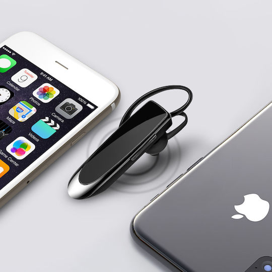 Techsuit CB1 Earbud Bluetooth Handsfree Ακουστικό Μαύρο