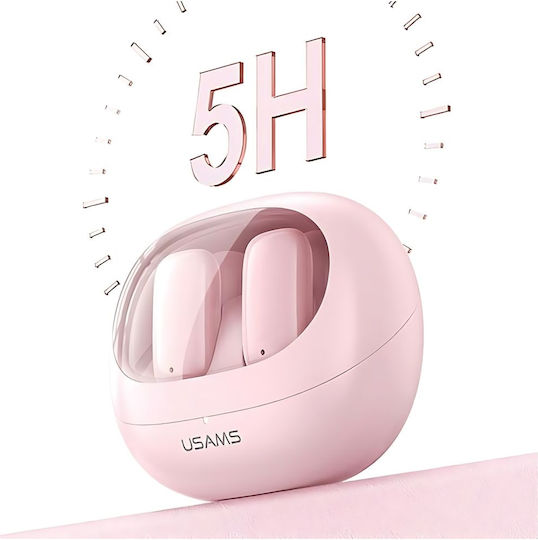 Usams TD22 Earbud Bluetooth Handsfree Earphones with Charging Case White