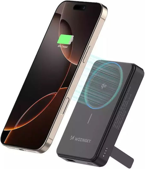 Wozinsky WLWP-10KA0Y3S Power Bank 10000mAh 22.5W με Θύρα USB-A και Θύρα USB-C Power Delivery Μαύρο
