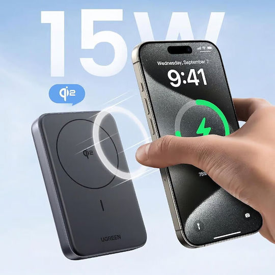 Ugreen PB761 MagSafe Power Bank 10000mAh 30W with USB-C Port Power Delivery Black