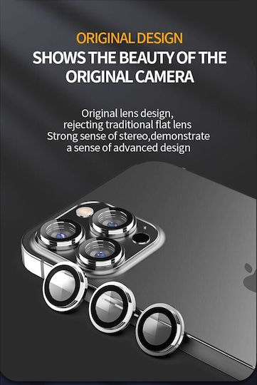 X-One Camera Armor Pro Προστασία Κάμερας Tempered Glass Silver για το iPhone 14 Pro / 14 Pro Max