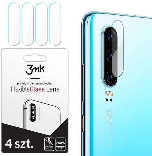 3MK Flexible Glass Lens Protector Camera Protection Tempered Glass Transparent for the Galaxy A20e