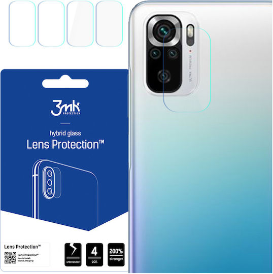 3MK FG Lens Flexible Glass Film Prοtector Προστασία Κάμερας Tempered Glass Διάφανο για το Redmi Note 10 / 10s