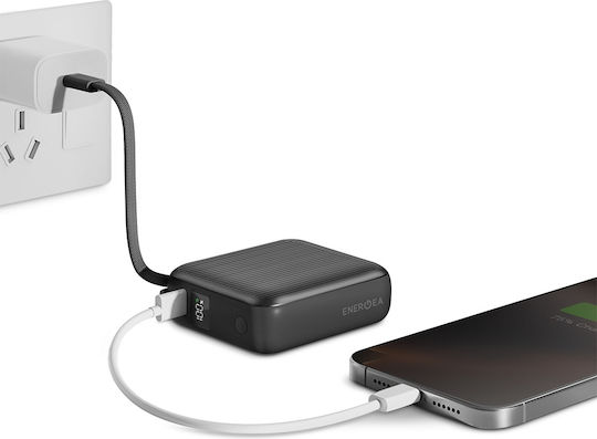 Energea Integra Mini 35 Power Bank 10000mAh 35W with USB-C Port Power Delivery Gray