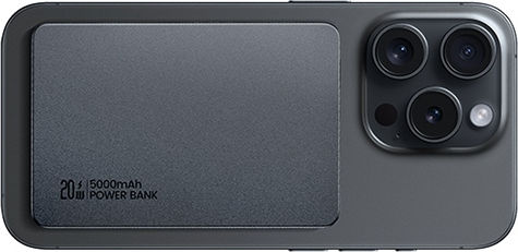 Usams CY Series Power Bank 5000mAh 20W with USB-C Port Power Delivery Titanium